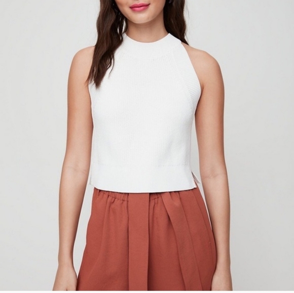 Aritzia Wilfred Knit Crevier Halter Top Small - Picture 3 of 11